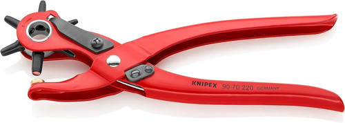 Knipex revolverlochzange rot - revolverlochzange,