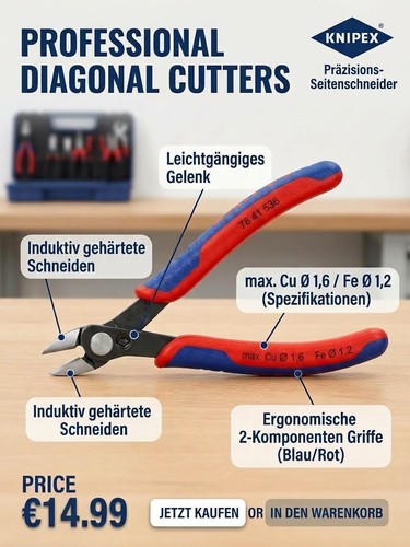 Knipex seitenschneider 7861125 - knipex,
